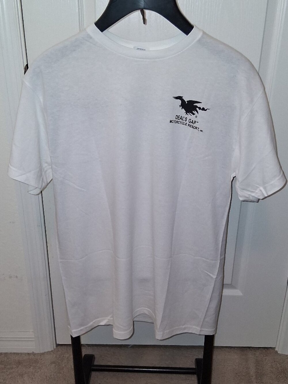 Vintage 90s Deals Gap Tail of the Dragon T-Shirt L Made in USA 318 Curves US 129 - Picture 2 of 7
